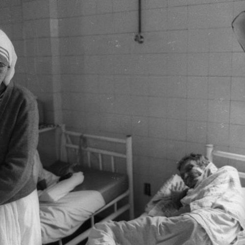 Irmã Dulce e Madre Teresa na Osid _foto acervo osid - divulgação.