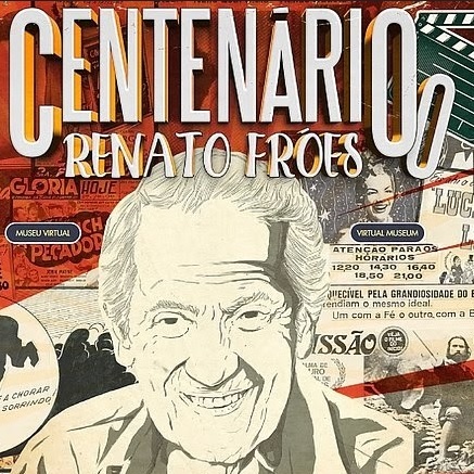 Banner - Exposição virtual da obra de Renato Fróes